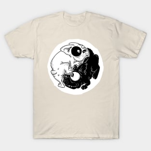 Yin Yang Dogs T-Shirt